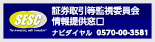 証券取引等監視委員会情報提供窓口